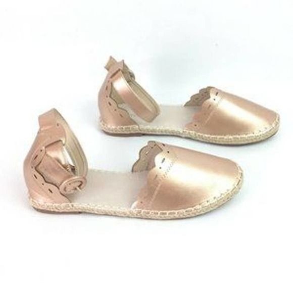 WANTED Kensington Women's Laser Cut Detail Two Piece Espadrille  - Size 8 - Picture 5 of 5